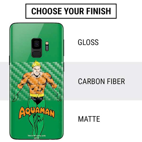 DC Comics Aquaman Classic Art Pose Galaxy S9 Skin